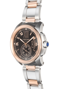 Calibre de Cartier Rose Gold and Stainless Steel Automatic