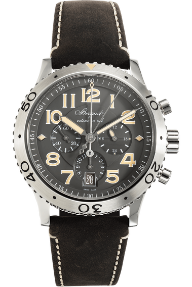 Transatlantique Type XXI Flyback Stainless Steel Automatic