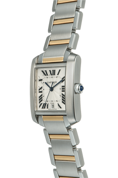 Tank Francaise Yellow Gold and Stainless Steel Automatic