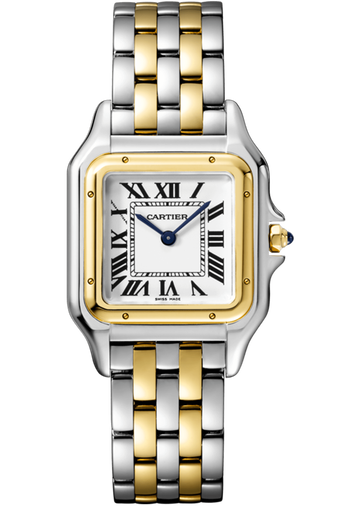 Panthère de Cartier, Yellow Gold & Steel, Medium