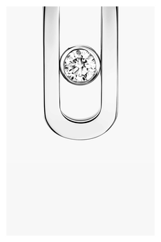Move Uno Stud Earrings in White Gold