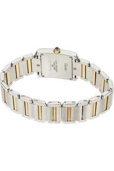 Tank Francaise Yellow Gold and Stainless Steel Quartz