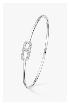 Move Uno Flex Bangle in White Gold