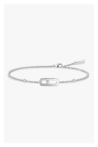 Move Uno Bracelet in White Gold