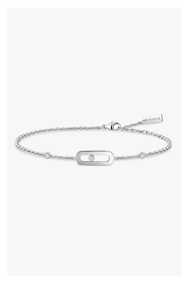 Move Uno Bracelet in White Gold