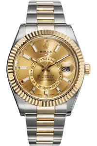 Skydweller Yellow Gold and Stainless Steel Automatic
