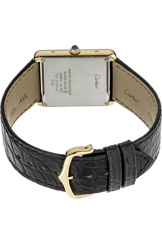Tank Solo Yellow Gold and Stainless Steel Quartz