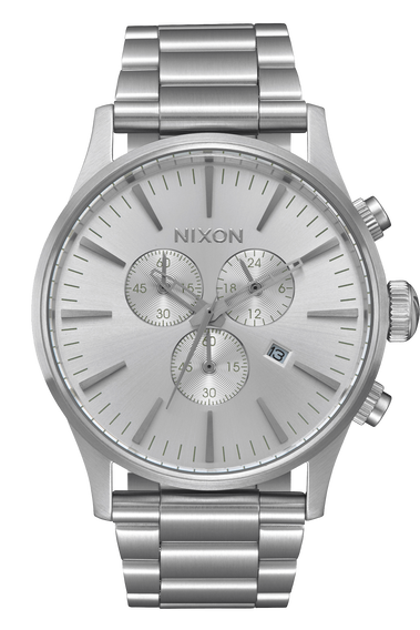 Nixon Sentry Chrono All Silver A386 1920