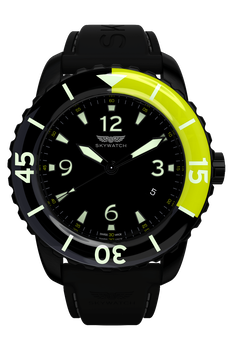44mm 3-Hand Black IP