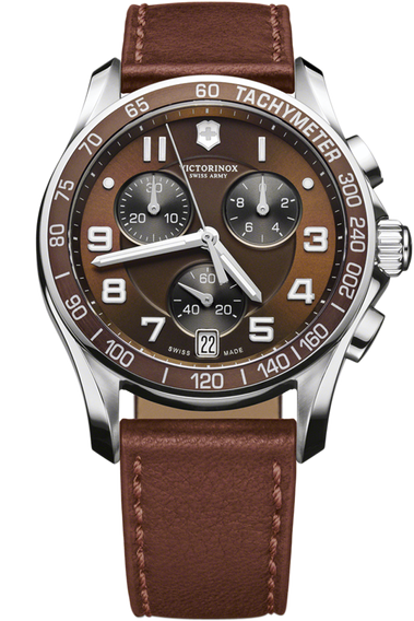 Victorinox chrono deals classic leather