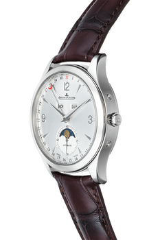 Pre Owned Jaeger LeCoultre Master Calendar Moonphase Stainless Steel Automatic