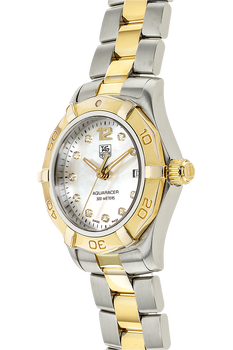 Aquaracer Yellow Gold and Stainless Steel Quartz