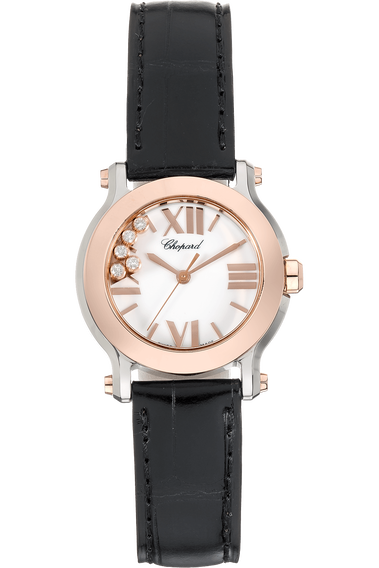Happy Sport Rose Gold and Stainless Steel Quartz