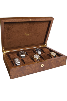 Brown 10 Watch Collector Box
