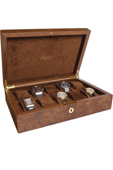 Brown 10 Watch Collector Box