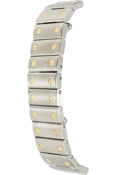 Santos Galbee Yellow Gold and Stainless Steel Automatic
