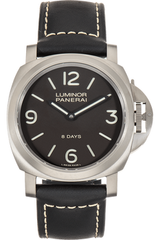 Pre Owned Panerai Luminor Base 8 Days Titanium Manual