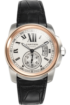 Calibre de Cartier Rose Gold and Stainless Steel Automatic