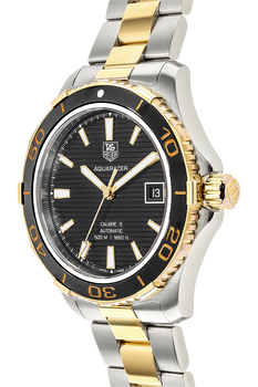 Aquaracer 500M Calibre 5 Yellow Gold and Stainless Steel
