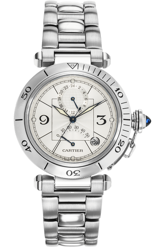 Pasha GMT Power Reserve Stainless Steel Automatic