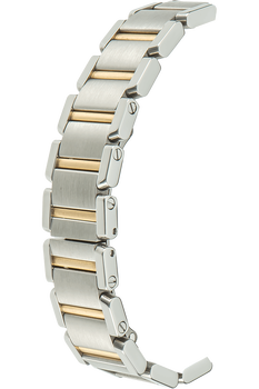 Tank Francaise Yellow Gold and Stainless Steel Quartz
