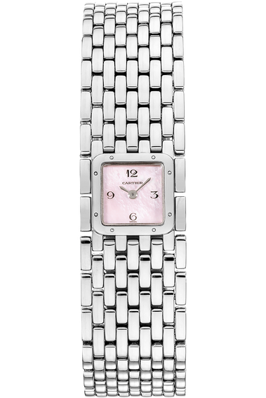 Panthere Ruban Stainless Steel Quartz