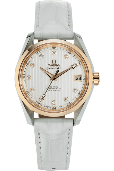 Pre owned omega aqua terra new arrivals