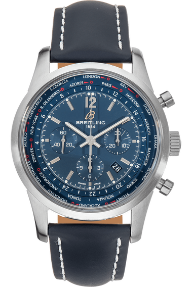 Transocean Unitime Chronograph Stainless Steel Automatic