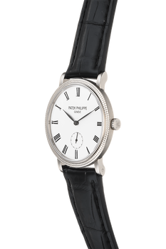 Calatrava Reference 7119 White Gold Manual