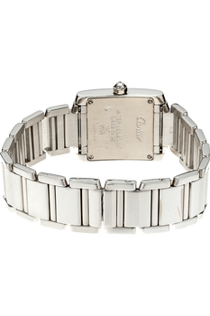 Tank Francaise White Gold Quartz
