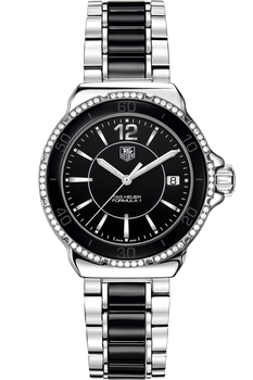 Formula 1 Quartz 37 mm with Ceramic and Diamonds