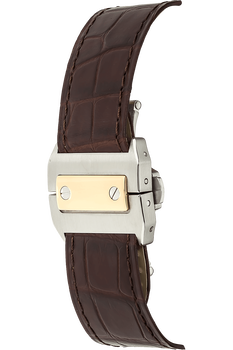 Santos 100 Yellow Gold and Stainless Steel Automatic