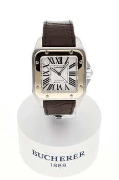 Santos 100 Yellow Gold and Stainless Steel Automatic