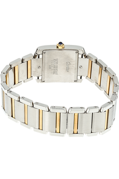 Tank Francaise Yellow Gold and Stainless Steel Quartz