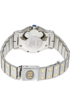 Santos Yellow Gold and Stainless Steel Quartz