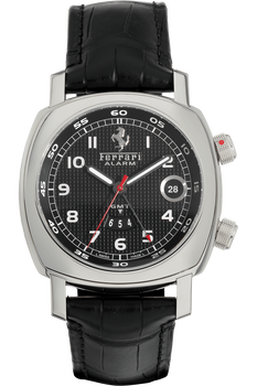 Ferrari Granturismo GMT Alarm Stainless Steel Automatic