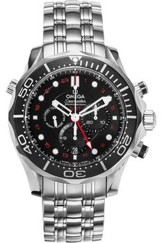 Seamaster Diver Co-Axial GMT Chronograph Stainless Steel Automatic