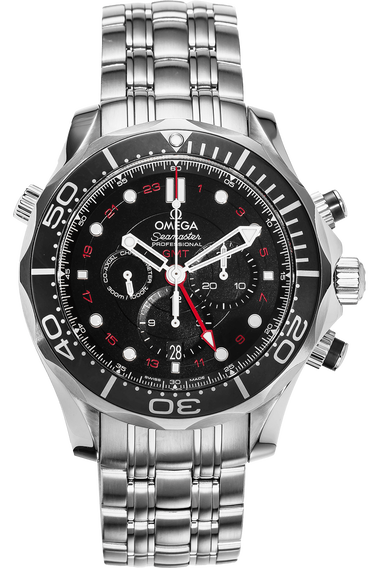 Seamaster Diver Co-Axial GMT Chronograph Stainless Steel Automatic