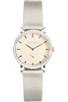 Calatrava Reference 7120 White Gold Manual