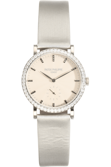 Calatrava Reference 7120 White Gold Manual