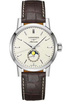 Longines 1832 40mm Moonphase Alligator Strap (L4.826.4.92.2)