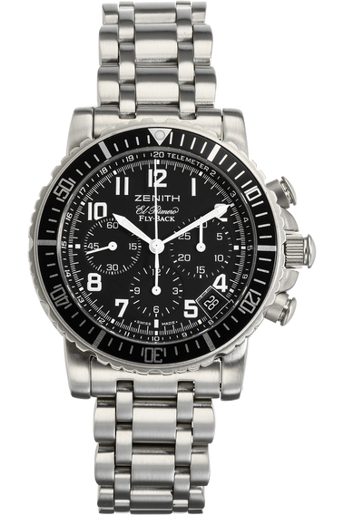 Rainbow Flyback Chronograph Stainless Steel Automatic