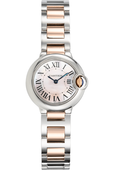 Ballon Bleu Rose Gold and Stainless Steel Quartz