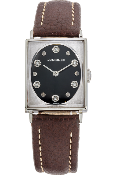 Classic Rectangle Circa 1960s White Gold Manual