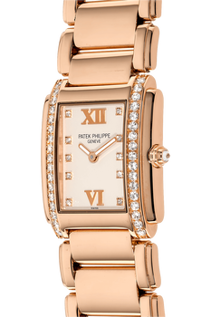 Twenty-4 Reference 4910 Rose Gold Quartz