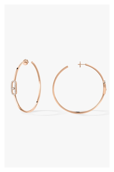 Move Uno GM Hoops in Pink Gold