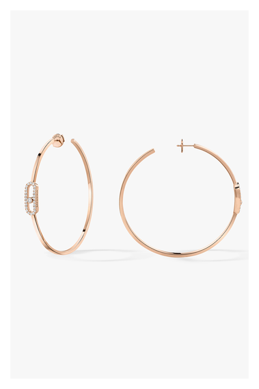 Move Uno GM Hoops in Pink Gold