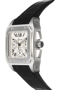 Santos 100 Chronograph Stainless Steel Automatic