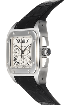 Santos 100 Chronograph Stainless Steel Automatic