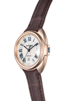 Cartier cle 18k sales pink gold ladies automatic